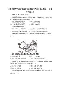 2022-2023学年辽宁省大连市高新技术产业园区八年级（下）期末历史试卷（含解析）