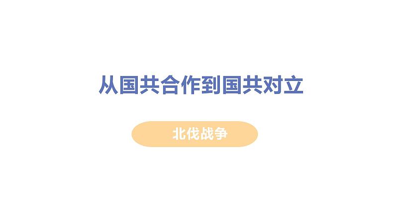 《国共合作与北伐战争》优课一等奖教学课件01