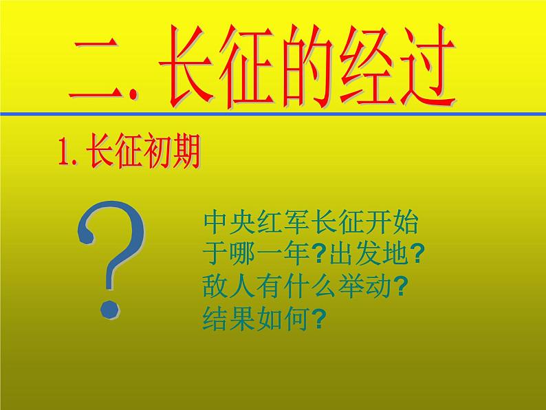 《中国工农红军长征》公开课教学一等奖课件第6页