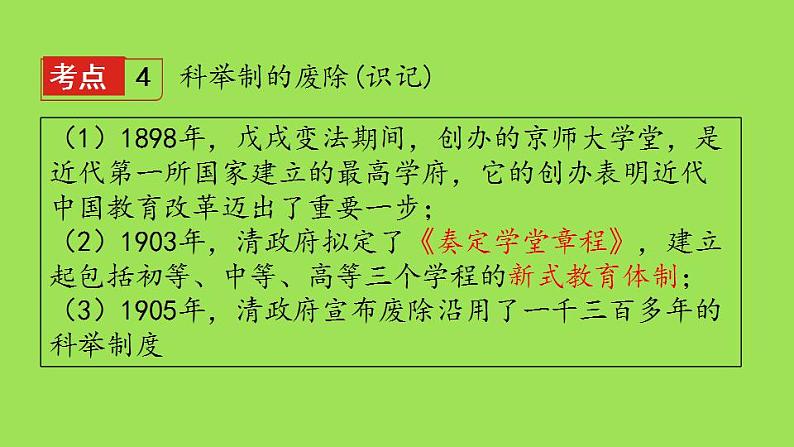 《近代经济、社会生活与教育文化事业的发展》复习专用课件07