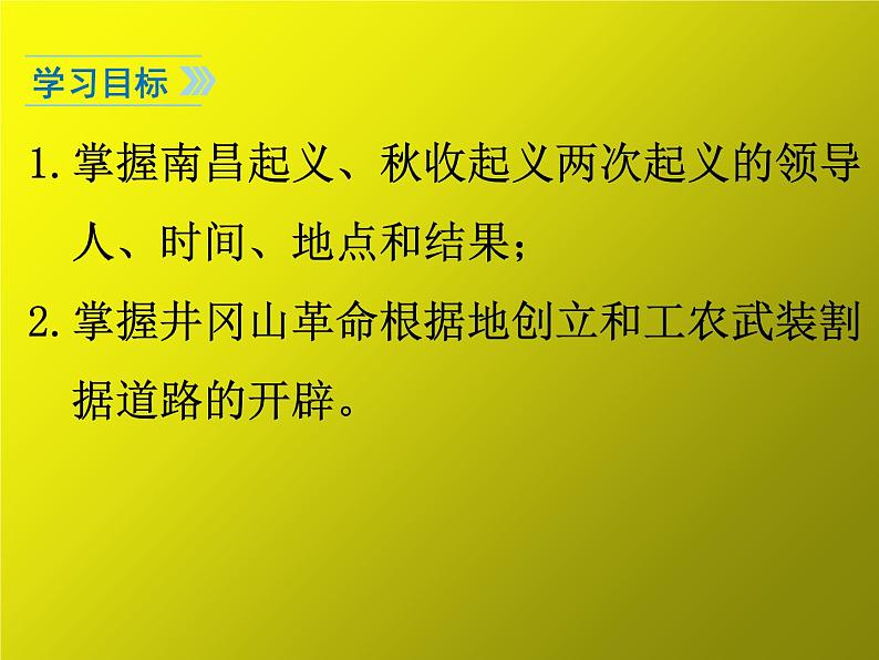 《毛泽东开辟井冈山道路》同课异构一等奖课件第3页