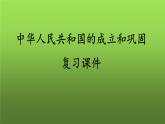 《中华人民共和国的成立和巩固》复习教学课件