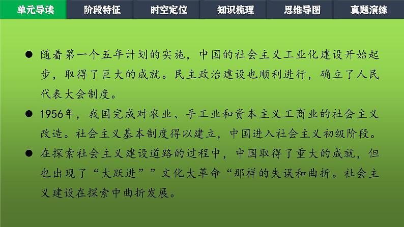 《社会主义制度的建立与社会主义建设的探索》单元教学小结课件PPT第2页