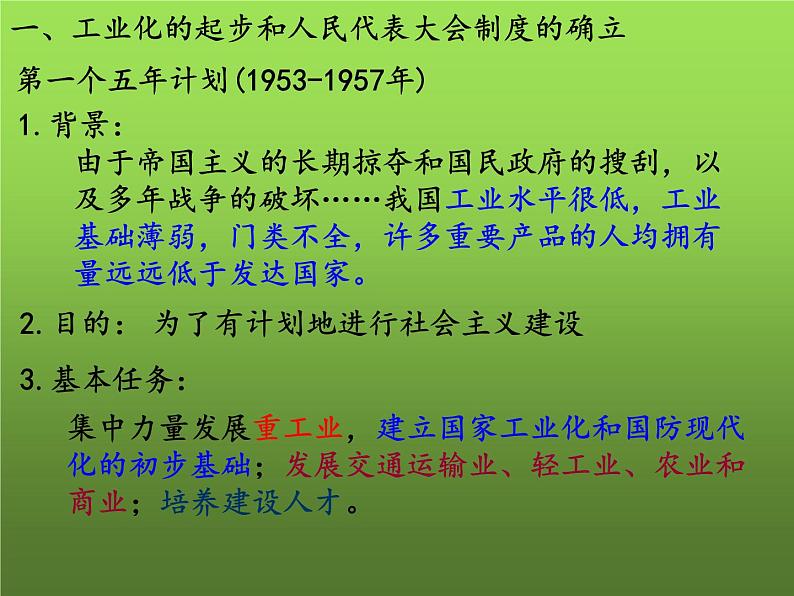 《社会主义制度的建立与社会主义建设的探索》复习专用课件第3页