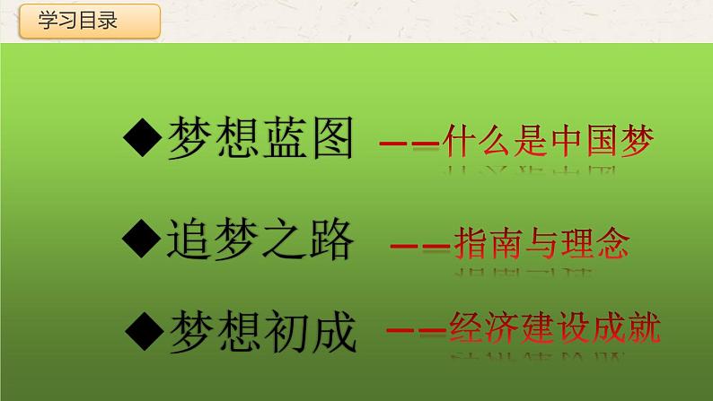 《为实现中国梦而努力奋斗》教学专用课件第6页