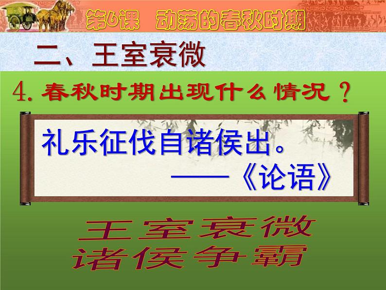 《动荡的春秋时期》专用教学课件06