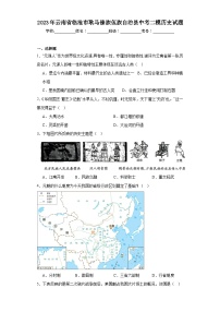 2023年云南省临沧市耿马傣族佤族自治县中考二模历史试题（含解析）