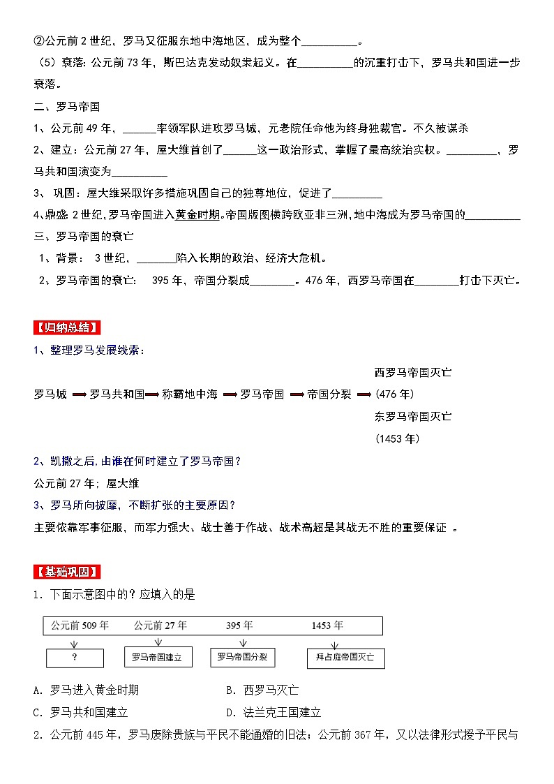 5.罗马城邦和罗马帝国 课件02