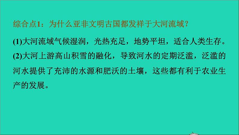 历史人教版九年级上册同步教学课件第1单元古代亚非文明巩固强化复习03