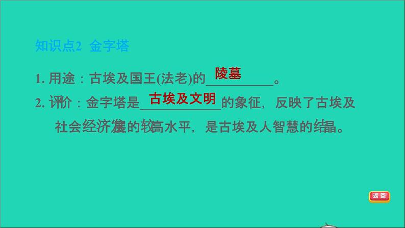 历史人教版九年级上册同步教学课件第1单元古代亚非文明第1课古代埃及206