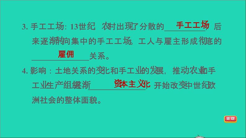 历史人教版九年级上册同步教学课件第5单元走向近代第13课西欧经济和社会的发展206