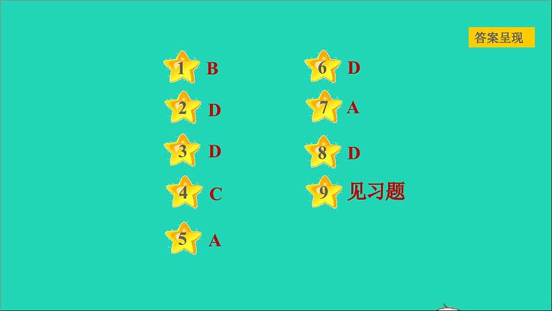 历史人教版九年级上册同步教学课件第6单元资本主义制度的初步确立复习训练第5页