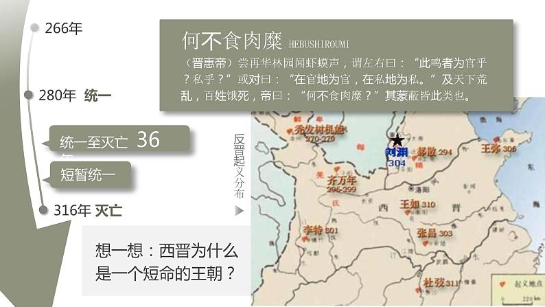 人教部编版七年级上册 第17课 西晋的短暂统一和北方各族的内迁 课件07