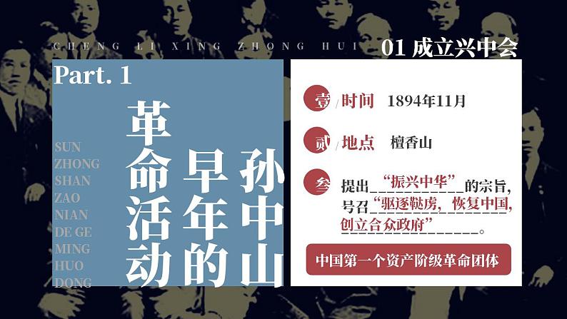 人教部编版八年级上册 第8课 革命的先行者孙中山 课件04