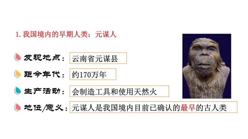 2023-2024 部编版历史七年级上册 1.1 中国境内早期人类的代表——北京人 课件07
