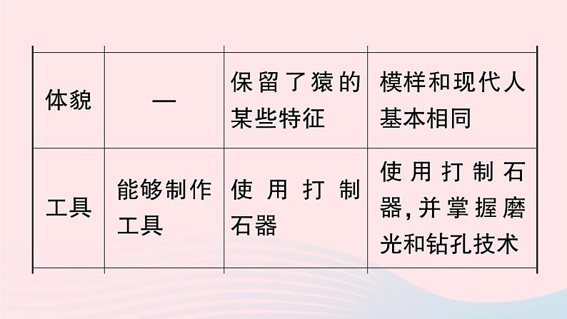 2023七年级历史上册第一单元史前时期：中国境内早期人类与文明的起源单元考点突破作业课件新人教版第4页