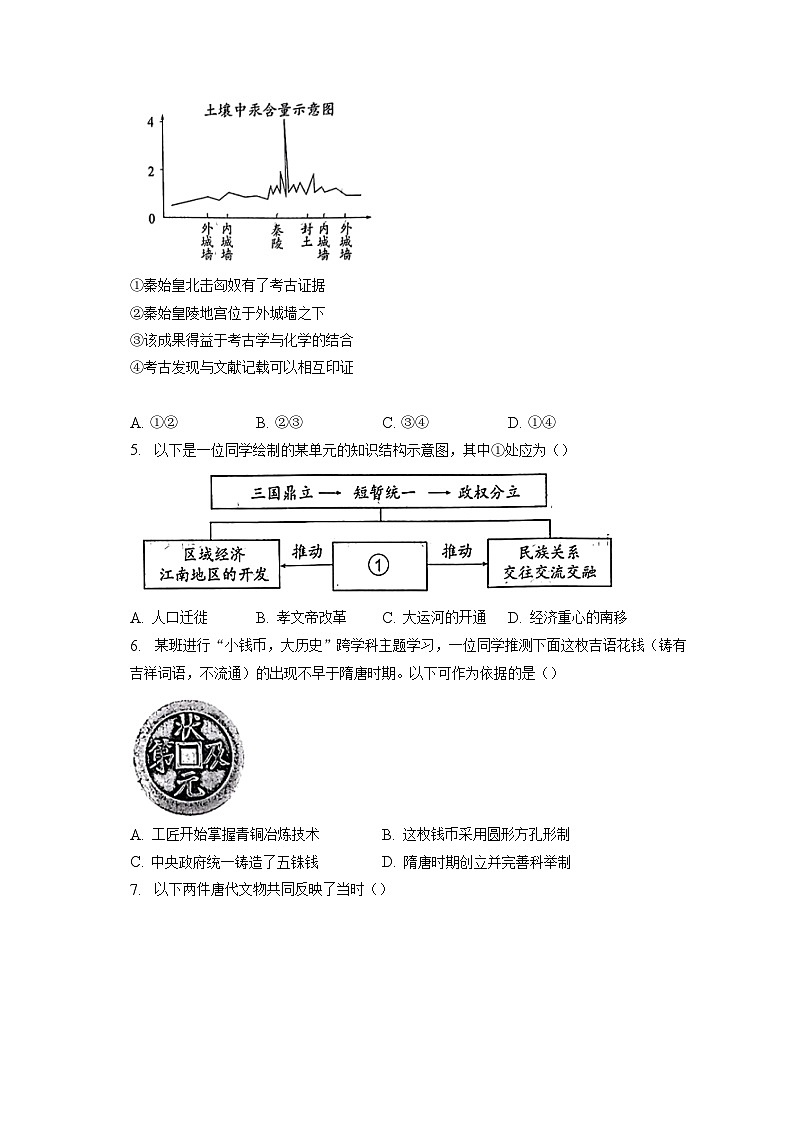 2023年北京市中考历史真题（含答案解析）02