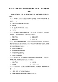 黑龙江省哈尔滨市阿城区2022-2023学年八年级下学期期末历史试卷（含答案）