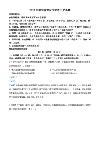 2023年湖北省武汉市中考历史真题（含解析）