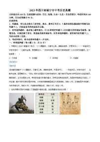 2023年四川省遂宁市中考历史真题（含解析）