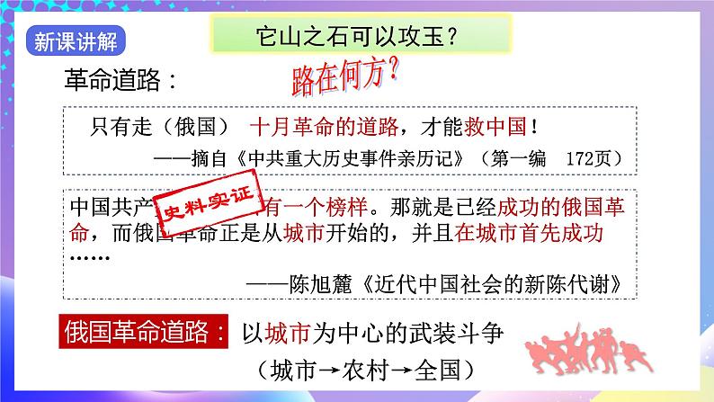 【核心素养】部编人教版历史八上第16课《毛泽东开辟井冈山道路》课件+视频素材06