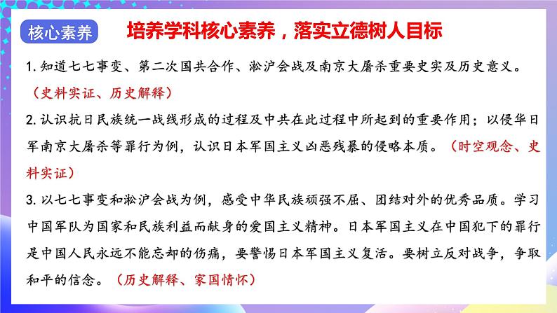 【核心素养】部编人教版历史八上第19课《七七事变与全民族抗战》课件+视频素材04