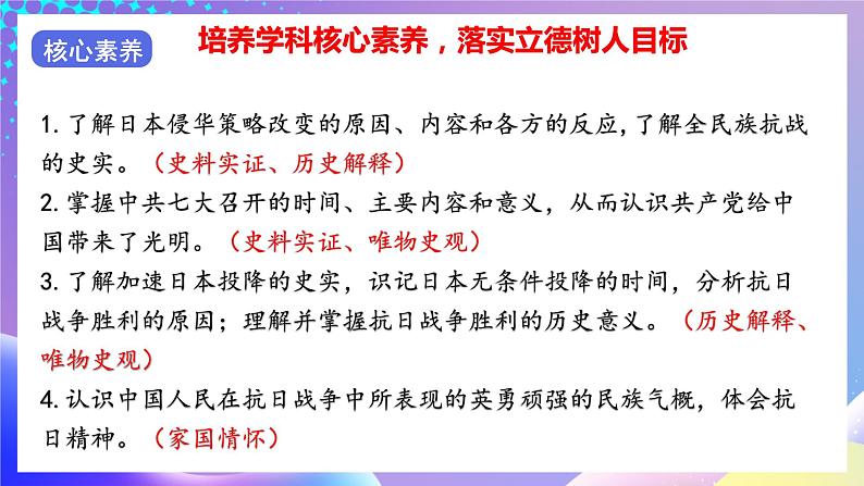 【核心素养】部编人教版历史八上第22课《抗日战争的胜利》课件+视频素材04