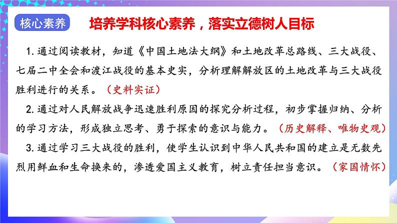 【核心素养】部编人教版历史八上第24课《人民解放战争的胜利》课件+视频素材04