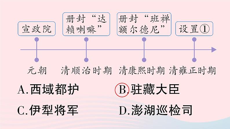 2023七年级历史下册第三单元明清时期：统一多民族国家的巩固与发展第18课统一多民族国家的巩固和发展作业课件新人教版第5页