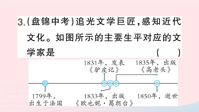 2023九年级历史下册第二单元第二次工业革命和近代科学文化第七课近代科学与文化作业课件新人教版第6页