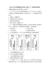 2022-2023学年海南省乐东县八年级下学期期末历史试卷（含解析）