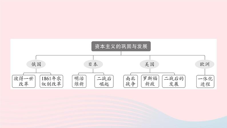 2023九年级历史下册专题一资本主义的巩固与发展作业课件新人教版02