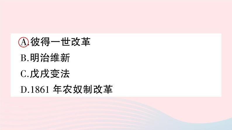 2023九年级历史下册专题一资本主义的巩固与发展作业课件新人教版05