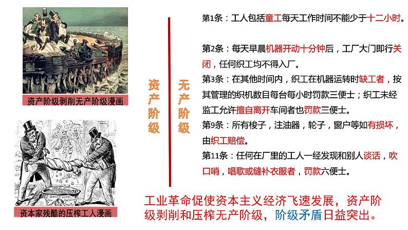 2023-2024学年部编版历史九年级上册  第21课 马克思主义的诞生和国际共产主义运动的兴起课件第3页