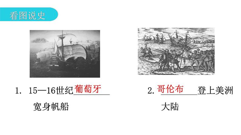 人教版世界历史九年级上册第五单元走向近代第15课探寻新航路课件07