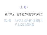 人教版世界历史九年级上册第七单元工业革命和国际共产主义运动的兴起第21课马克思主义的诞生和国际共产主义运动的兴起课件
