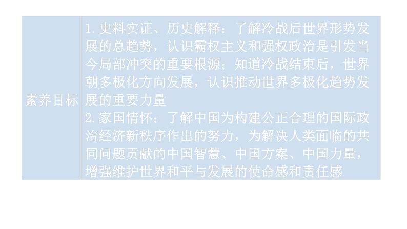 人教版世界历史九年级下册第六单元第21课冷战后的世界格局课件第4页