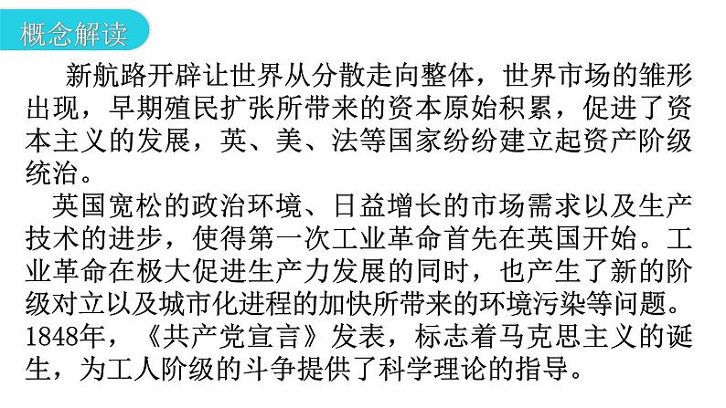 人教版世界历史九年级下册专题复习三三次科技革命和经济全球化课件03