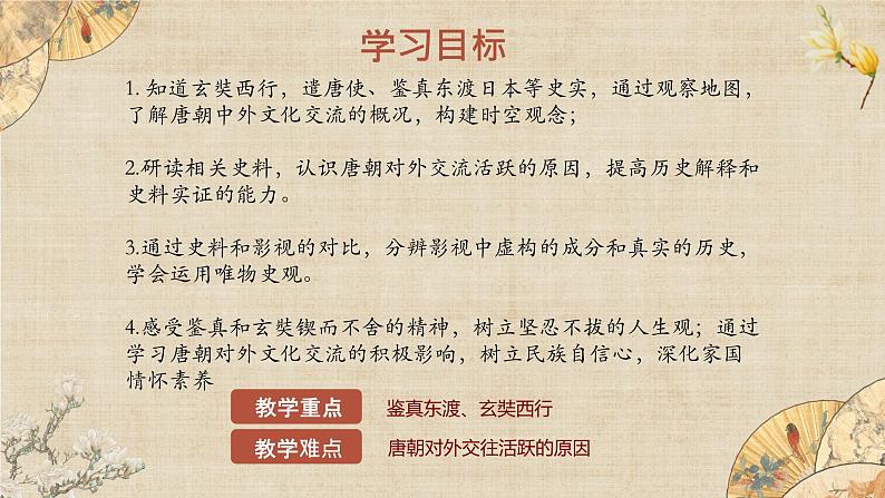 【核心素养】新课标部编版初中历史七年级下册 4 唐朝的中外文化交流  课件+教案+练习（含教学反思和答案）02