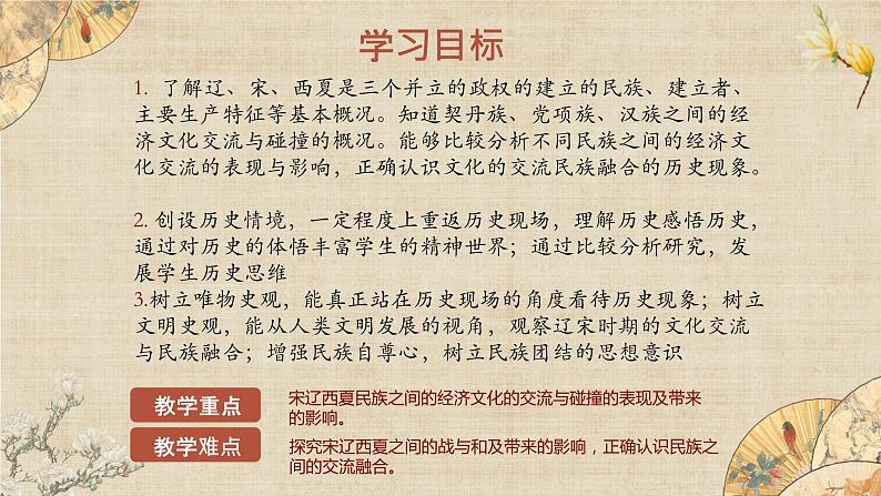 【核心素养】新课标部编版初中历史七年级下册 7 辽、西夏与北宋的并立  课件+教案+练习（含教学反思和答案）02