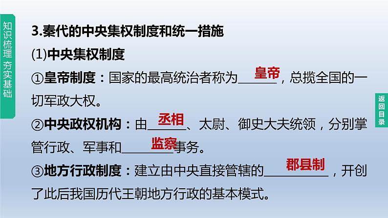 中考历史总复习一轮复习课件：主题03　秦汉时期：统一多民族国家的建立和巩固（含答案）05