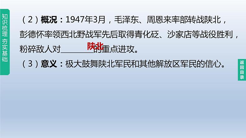 中考历史总复习一轮复习课件：主题14　人民解放战争（含答案）06