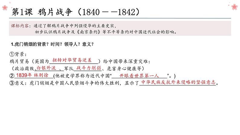 第一单元 中国开始沦为半殖民地半封建社会复习课件第7页