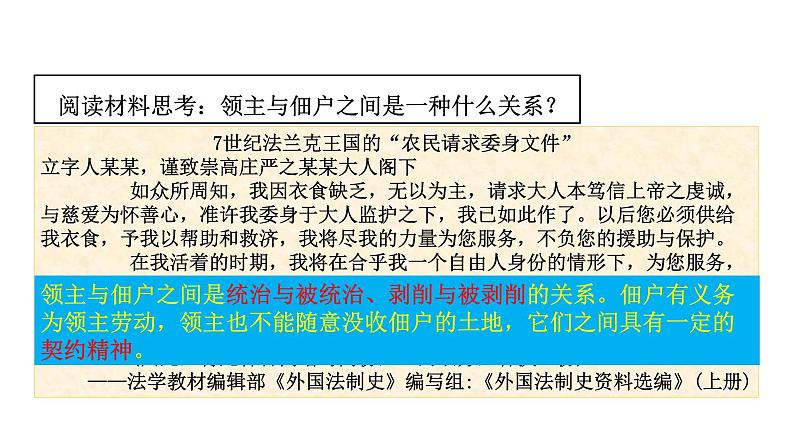 3.8 西欧庄园 课件 2023-2024 部编版历史九年级上册（河南）08