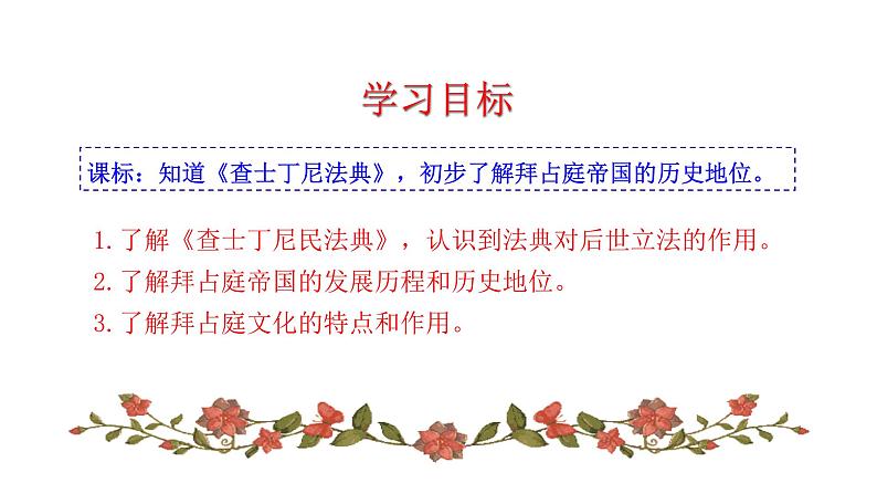 3.10 拜占庭帝国和《查士丁尼法典》 课件 2023-2024 部编版历史九年级上册（河南）02