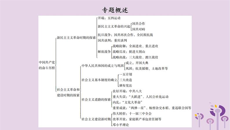 中考历史一轮复习课件 专题四中国共产党的奋斗历程（含答案）第3页