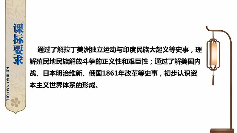 第一单元 殖民地人民的反抗与资本主义制度的扩展 综合复习 课件 2023-2024学年部编版九年级历史下册02