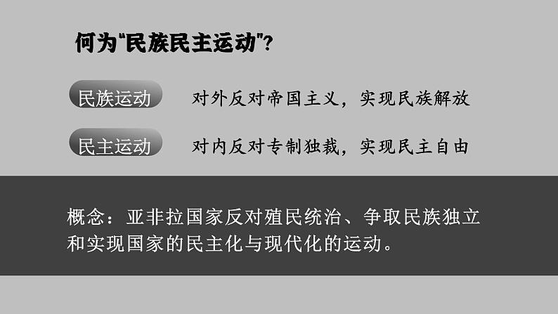 3.12 亚非拉民族民主运动的高涨 课件 2023-2024学年部编版九年级历史下册02