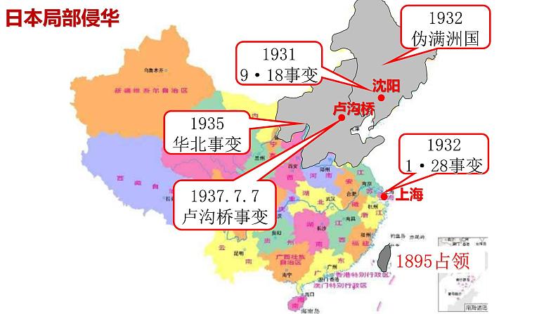 部编版八年级历史上册 第19课 七七事变与全民族抗战1课件PPT07