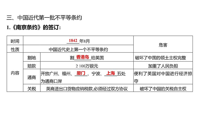 第一单元 第一课　鸦片战争 课件 2023-2024 部编版历史 八年级上册（深圳）07